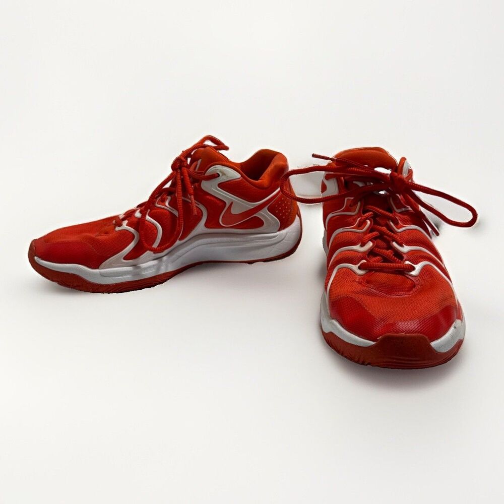 Nike Men's KD Sneakers US Size 7 Orange White Shoes Athletic Sneakers